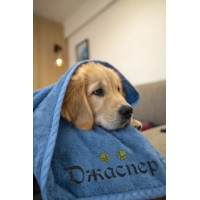 Рушник   махра Блакитний    50/90 100хб 400                 36983