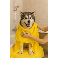 Рушник   махра Жовтий    50/90 100хб 400                 36998