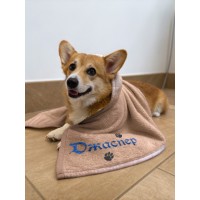 Рушник   махра т. бежевий    50/90 100хб 400